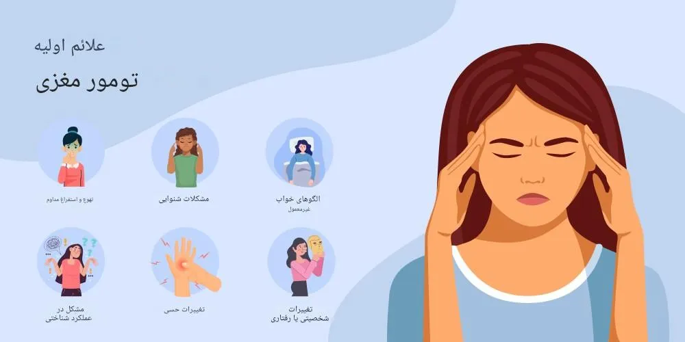 علائم تومور مغزی